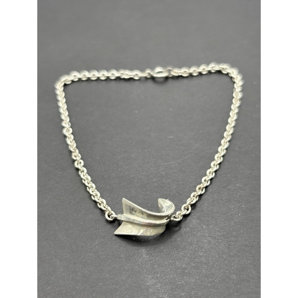 Vintage Tiffany & Co Sterling Silver Arrow 7.5" Bracelet G15